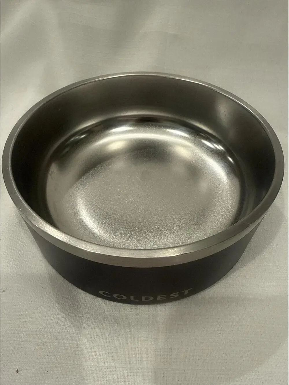Coldest Insulated Stainless Steel Pet Bowl Black